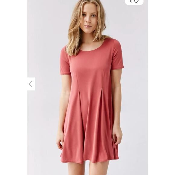 Silence + Noise Dress Womens Small Red Orange Riley Trapeze Urban Outfitters - Picture 1 of 8